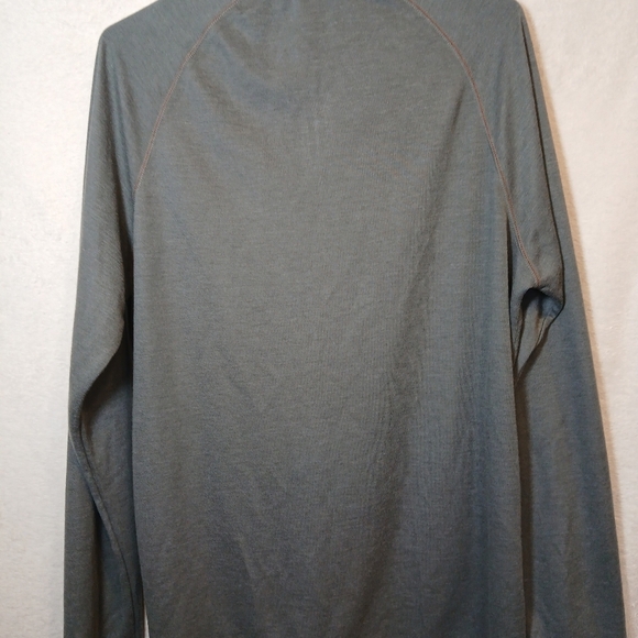 Tommy Bahama - Half Zip Gray Knit Sweater Pullover - Men's Size  Small - Picture 4 of 11